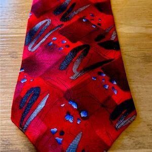 J. Garcia Flamenco Dancer with Wrist Snake Vibrant Red Tie